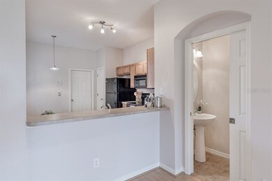 Kitchen Counter and Half Bath