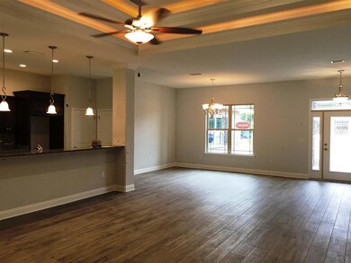 Here's a view from living to foyer & dining room.