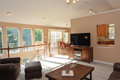 The open floor plan has great flow