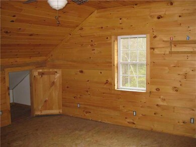 Bedroom. Upstairs Knotty Pine Bedroom