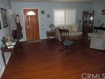 Living room facing the front door