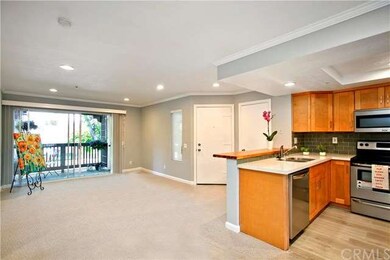 Open floor plan to looking out to the patio and lu