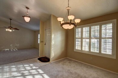 Front Entry Between Dining and Family