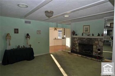 Separate Family Room w/Stone Fireplace