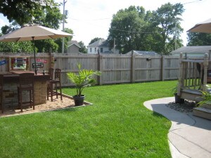 back yard