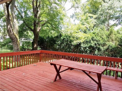 Spacious deck offers a peaceful spot to enjoy love