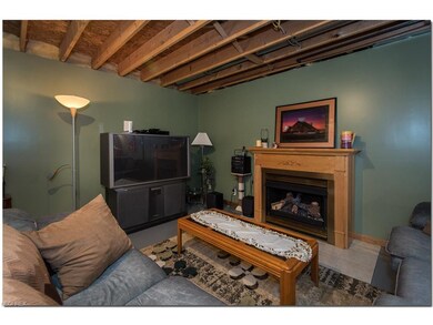 Partially finished lower level family room (needs 