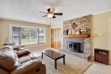 Living Room opens up to the Kitchen