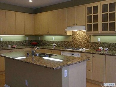 Beautiful gourmet kitchen.