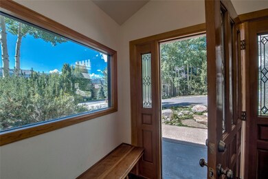 Enter your mountain getaway from the front door in