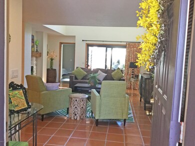 Entering front door