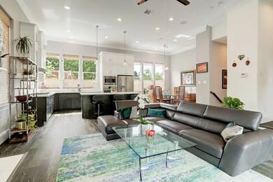 Welcome to the second floor living area and kitche