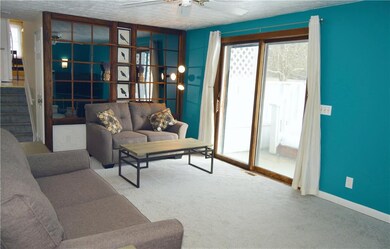 family room from mudroom entrance