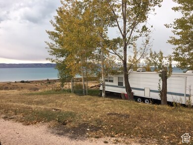 View of yard with a mountain view