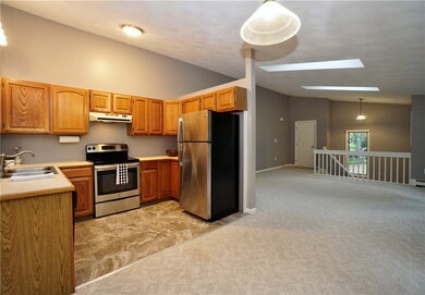 Kitchen, Dining area and Living Space