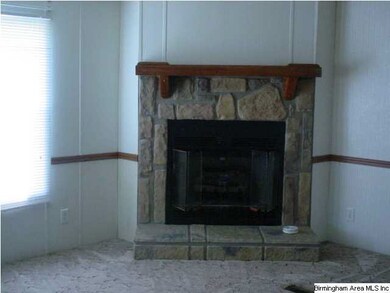 Fireplace in living room