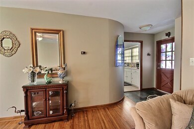 Tiled foyer