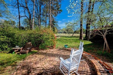 Back yard sitting area