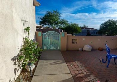 GATED  FRONT COURTYARD