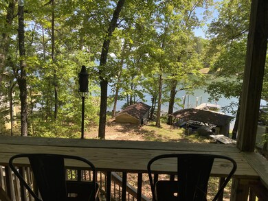 porch has view of water