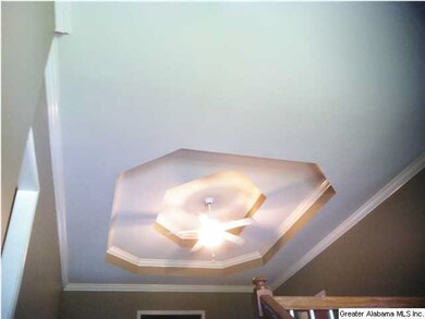 Double trey ceiling in great room