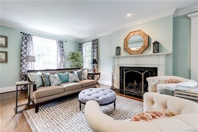 Lots of natural light fills the living room