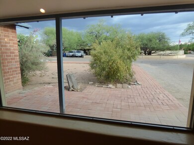 South window view from the living room