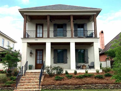 Front porch and Juliet balcony