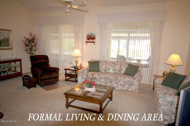 FORMAL LIVING AND DINING AREA