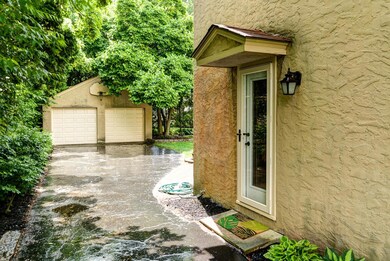Driveway with side door