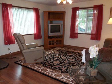 Living room with gas fireplace