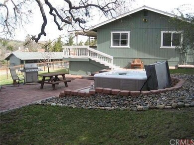 Private setting for the spa off the master bedroom