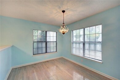 Dining area. Kitchen is on the left.