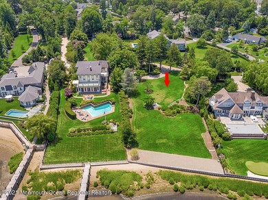 Aerial view of the property