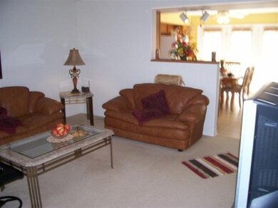 Living room pass-thru to kitchen