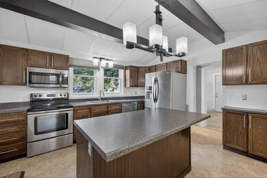 Stainless Appliances and Large Center Island