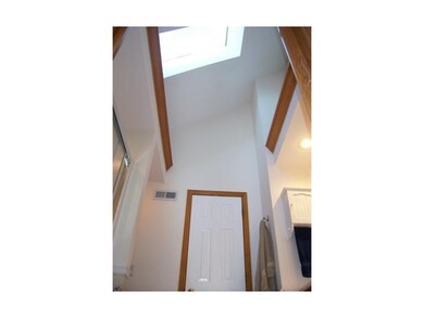 Skylight in master bathroom