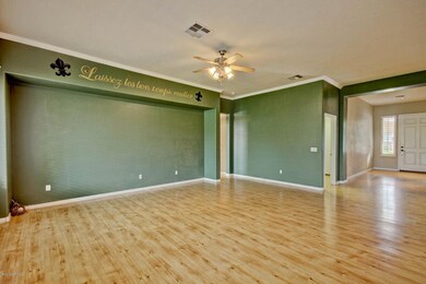 Family room view to front entrance