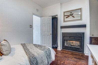 Guest bedroom has a fireplace and sink if you don'