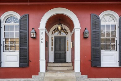 An elegant entrance.