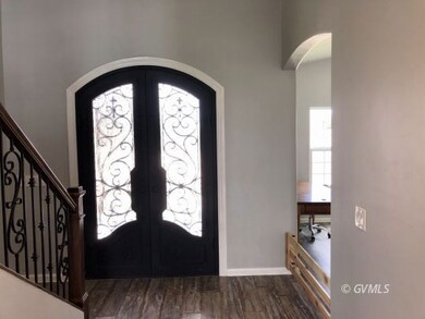 Inside front doors