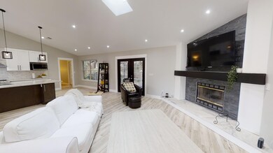 New Mantle and Fireplace