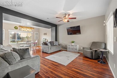 Living room from the front door.