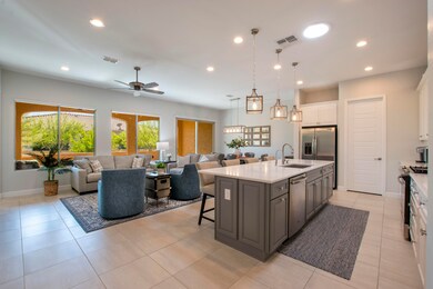 Kitchen over looking great room