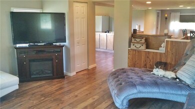Family Room with new florring.