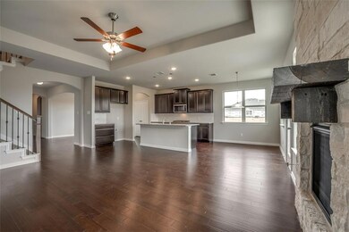 Open concept floor plan
