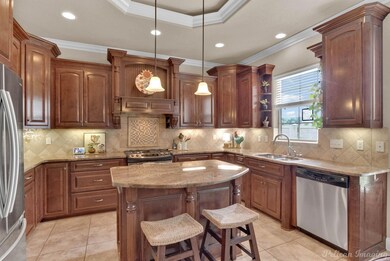 Kitchen with stainless steel appliances, a kitchen