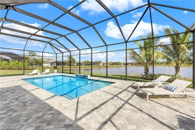 View of swimming pool featuring pool water feature