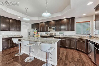 Gourmet Island Kitchen with walk-in pantry