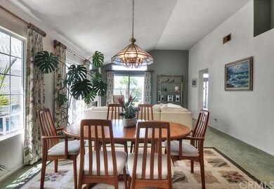 Windows and light abound in the dining area and li